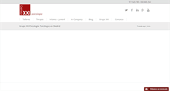 Desktop Screenshot of grupoxxi-psicologia.net