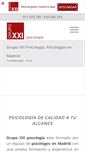 Mobile Screenshot of grupoxxi-psicologia.net